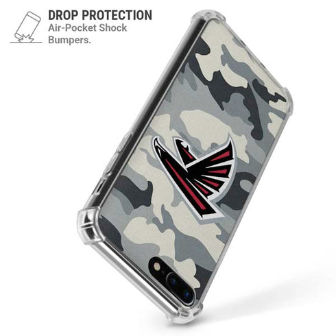 NFL Atlanta Falcons Camo iPhone 7/8 Plus Clear Case