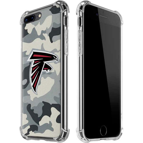 NFL Atlanta Falcons Camo iPhone 7/8 Plus Clear Case