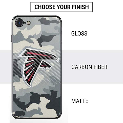 NFL Atlanta Falcons Camo iPhone SE (2nd & 3rd Gen) Skin