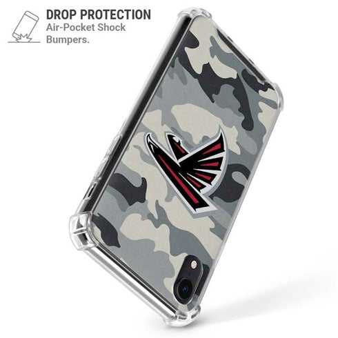 NFL Atlanta Falcons Camo iPhone XR Clear Case