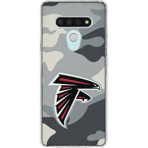 NFL Atlanta Falcons Camo LG Stylo 6 Clear Case