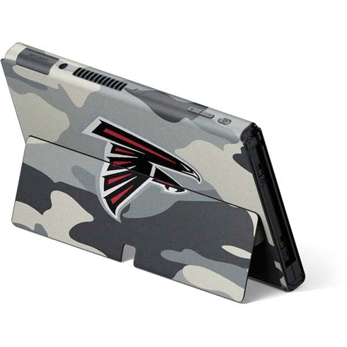 NFL Atlanta Falcons Camo Nintendo Switch OLED (2021) Skin