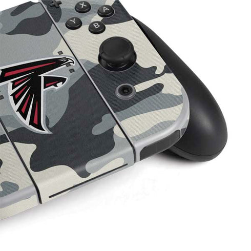 NFL Atlanta Falcons Camo Nintendo Switch OLED (2021) Skin