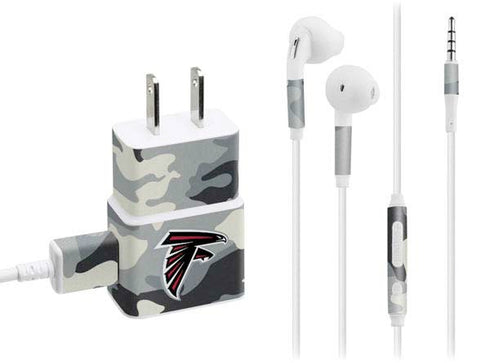 NFL Atlanta Falcons Camo Phone Charger Skin