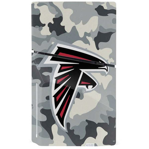 NFL Atlanta Falcons Camo PS5 Slim Disk Console Skin