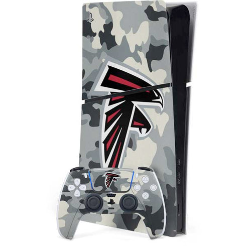 NFL Atlanta Falcons Camo PS5 Slim Digital Edition Bundle Skin