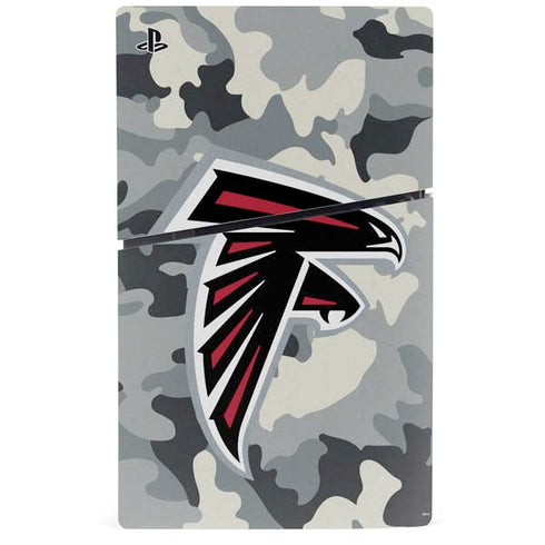 NFL Atlanta Falcons Camo PS5 Slim Digital Edition Console Skin