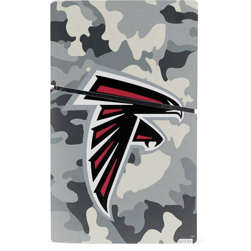 NFL Atlanta Falcons Camo PS5 Slim Digital Edition Console Skin