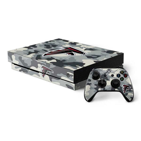 NFL Atlanta Falcons Camo Xbox One X Bundle Skin