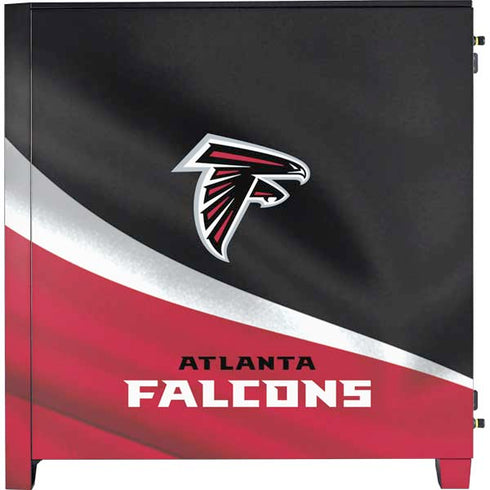 NFL Atlanta Falcons Corsair 4000D Tempered Glass Mid-Tower ATX Case Skin