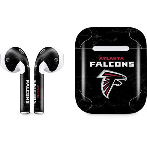 NFL Atlanta Falcons Distressed Apple AirPods Skin