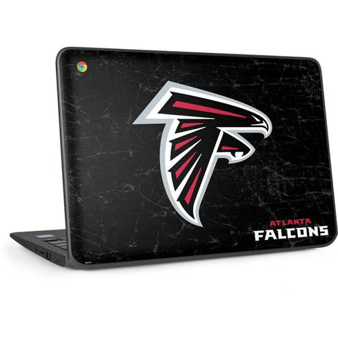 NFL Atlanta Falcons Distressed HP Chromebook Skin