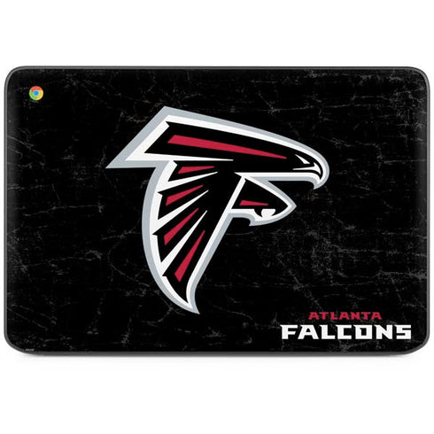 NFL Atlanta Falcons Distressed HP Chromebook Skin