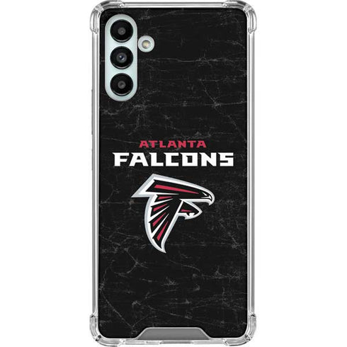 NFL Atlanta Falcons Distressed Galaxy A13 5G Clear Case