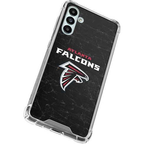 NFL Atlanta Falcons Distressed Galaxy A13 5G Clear Case