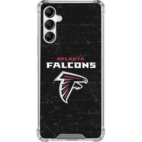 NFL Atlanta Falcons Distressed Galaxy A14 5G Clear Case