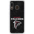 NFL Atlanta Falcons Distressed Galaxy A20 Clear Case