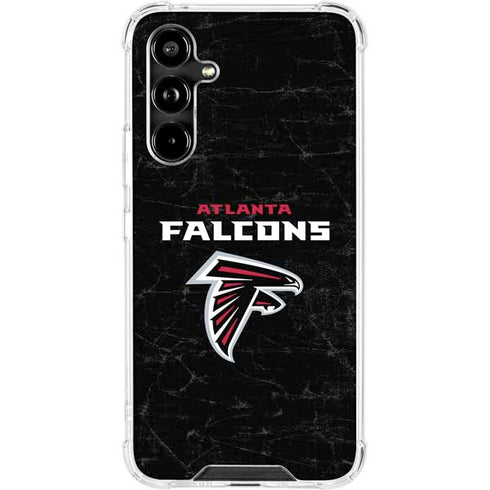 NFL Atlanta Falcons Distressed Galaxy A54 5G Clear Case