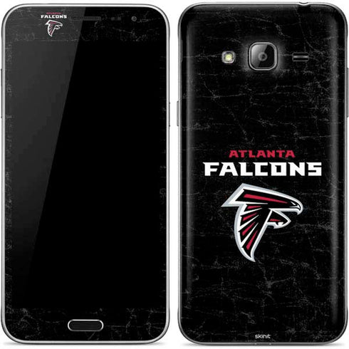 NFL Atlanta Falcons Distressed Galaxy J3 Skin