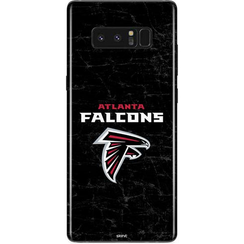 NFL Atlanta Falcons Distressed Galaxy Note 8 Skin