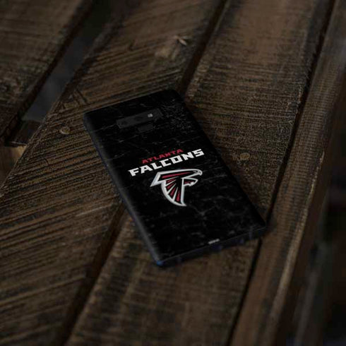 NFL Atlanta Falcons Distressed Galaxy Note 9 Skin