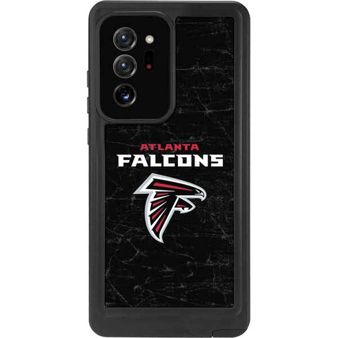 NFL Atlanta Falcons Distressed Galaxy Note20 Ultra 5G Waterproof Case