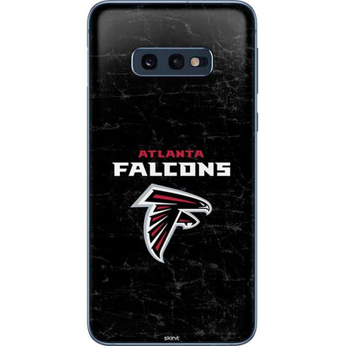 NFL Atlanta Falcons Distressed Galaxy S10e Skin
