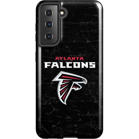 NFL Atlanta Falcons Distressed Galaxy S21 5G Pro Case