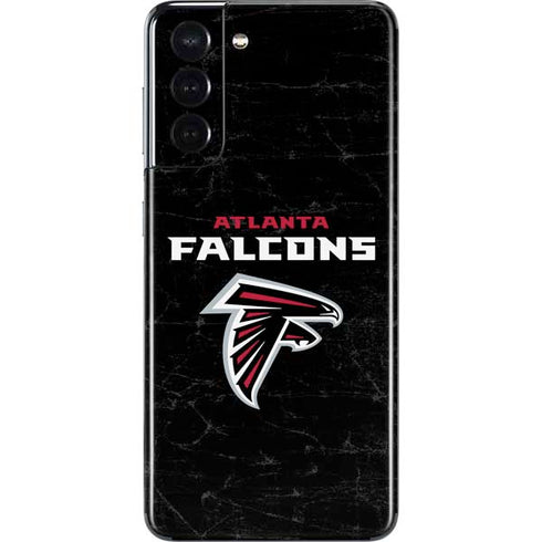 NFL Atlanta Falcons Distressed Galaxy S21 5G Skin
