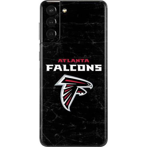 NFL Atlanta Falcons Distressed Galaxy S21 Plus 5G Skin