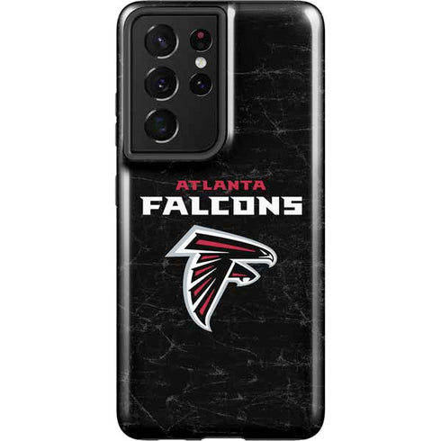 NFL Atlanta Falcons Distressed Galaxy S21 Ultra 5G Pro Case