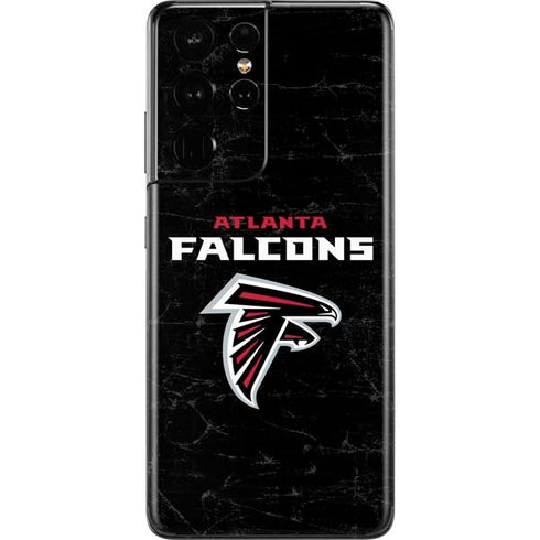 NFL Atlanta Falcons Distressed Galaxy S21 Ultra 5G Skin