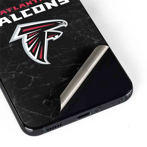 NFL Atlanta Falcons Distressed Galaxy S22 Skin