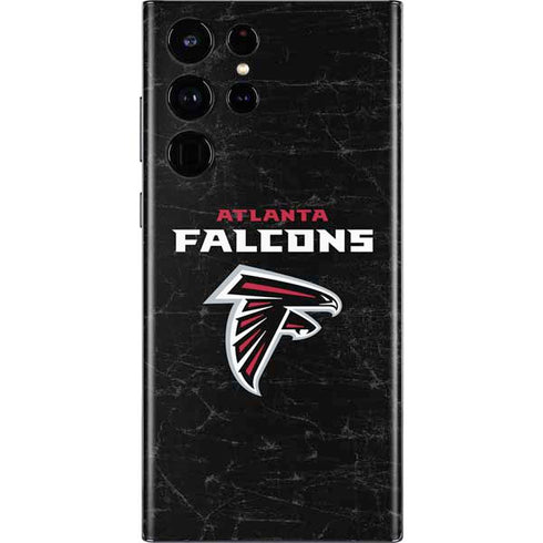 NFL Atlanta Falcons Distressed Galaxy S22 Ultra Skin