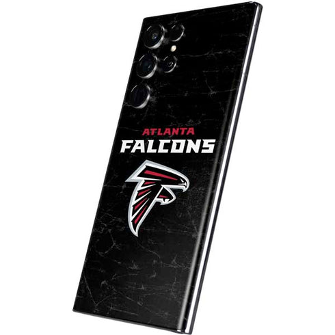 NFL Atlanta Falcons Distressed Galaxy S22 Ultra Skin