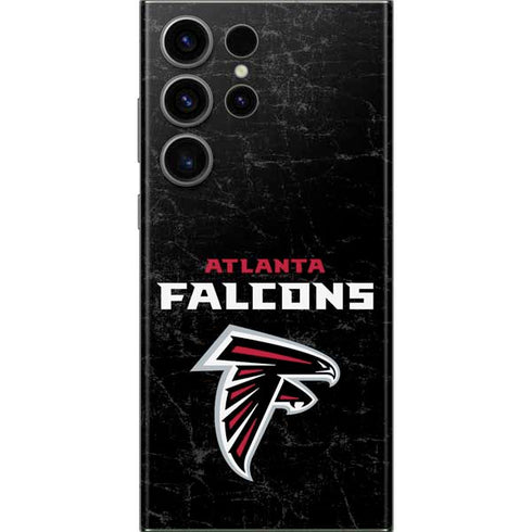 NFL Atlanta Falcons Distressed Galaxy S23 Ultra Skin