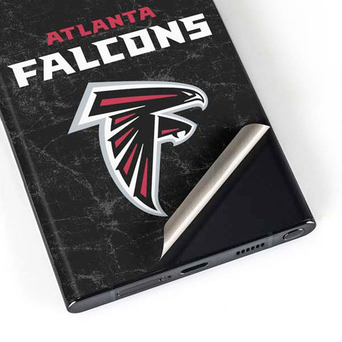 NFL Atlanta Falcons Distressed Galaxy S23 Ultra Skin