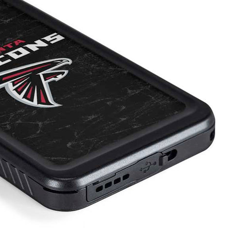NFL Atlanta Falcons Distressed Galaxy S23 Waterproof Case