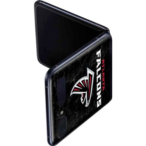 NFL Atlanta Falcons Distressed Galaxy Z Flip Skin