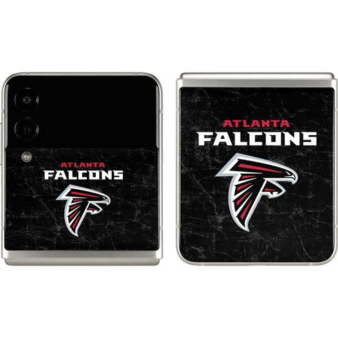 NFL Atlanta Falcons Distressed Galaxy Z Flip3 5G Skin