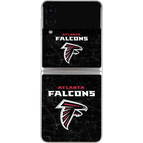 NFL Atlanta Falcons Distressed Galaxy Z Flip3 5G Skin