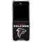 NFL Atlanta Falcons Distressed Galaxy Z Flip5 5G Clear Case