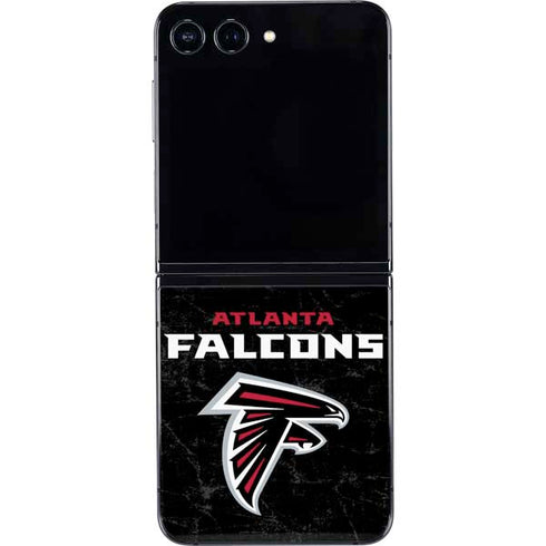 NFL Atlanta Falcons Distressed Galaxy Z Flip5 5G Skin