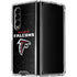 NFL Atlanta Falcons Distressed Galaxy Z Fold4 5G Clear Case