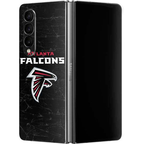 NFL Atlanta Falcons Distressed Galaxy Z Fold4 5G Skin