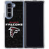 NFL Atlanta Falcons Distressed Galaxy Z Fold5 5G Clear Case