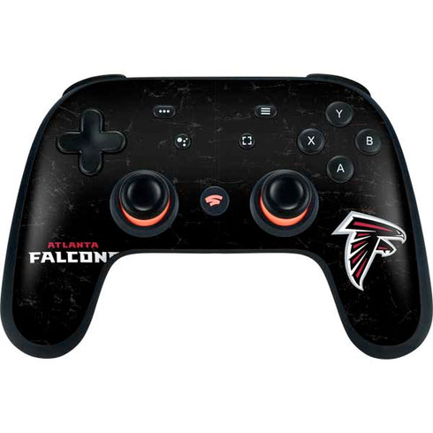 NFL Atlanta Falcons Distressed Google Stadia Controller Skin
