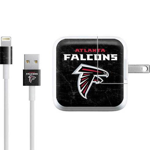 NFL Atlanta Falcons Distressed iPad Charger (10W USB) Skin