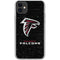 NFL Atlanta Falcons Distressed iPhone 11 Clear Case