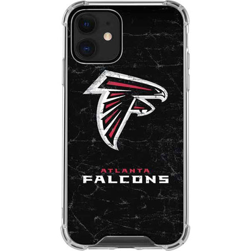 NFL Atlanta Falcons Distressed iPhone 12 Mini Clear Case